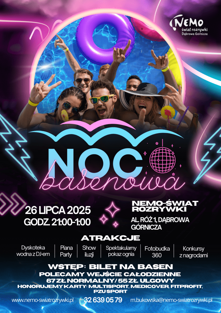 Noc Basenowa plakat