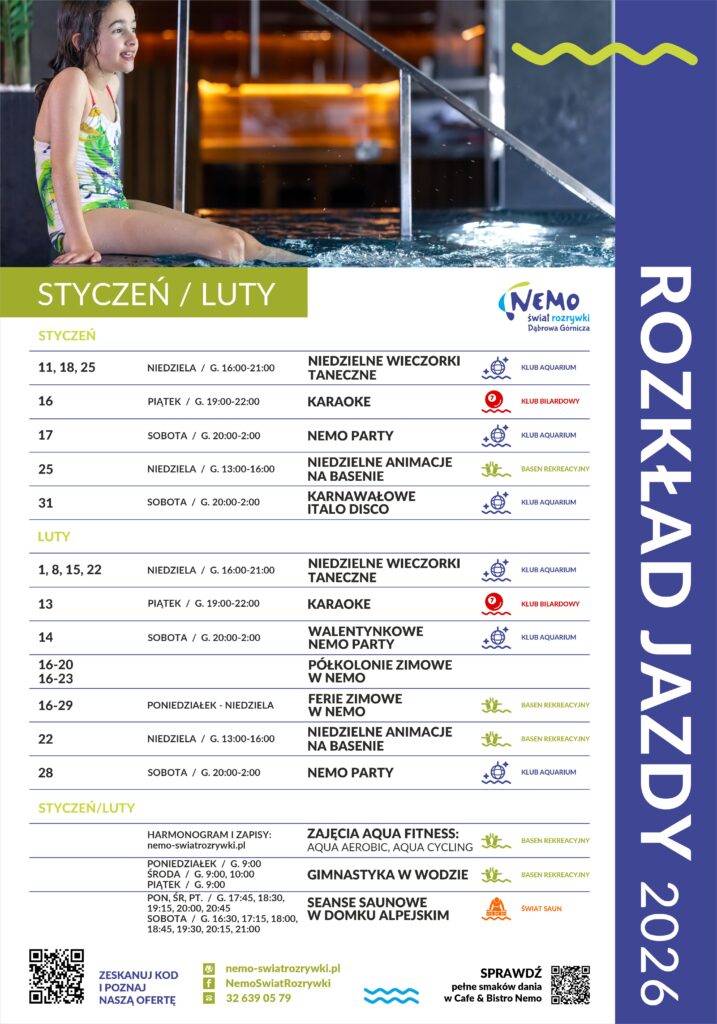 rozkład jazdy styczeń luty