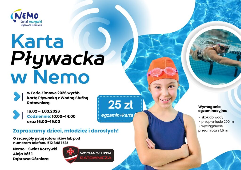 karta pływacka małe
