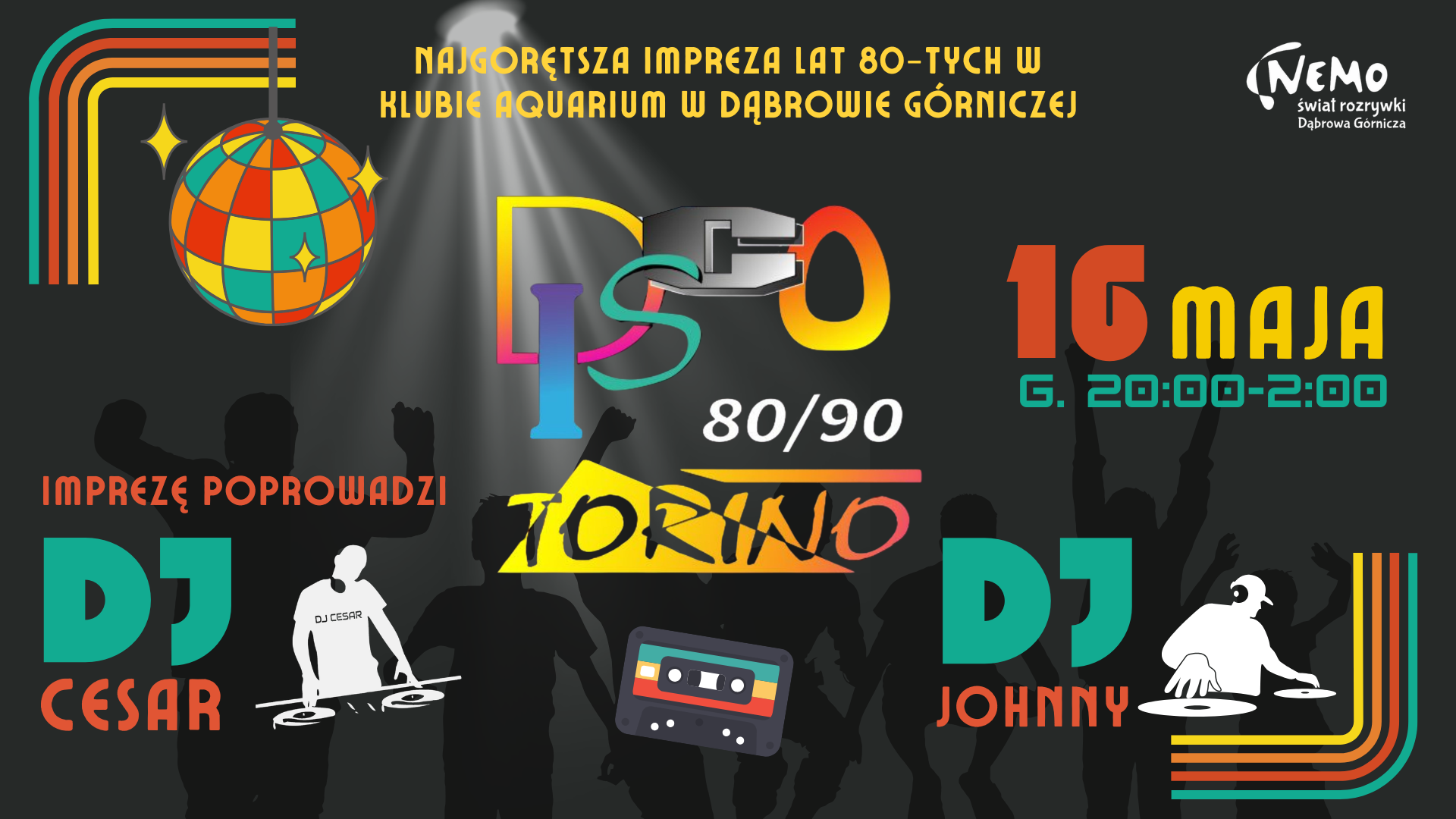 Disco Torino(Ulotka (A4)) (1920 x 1080 px)