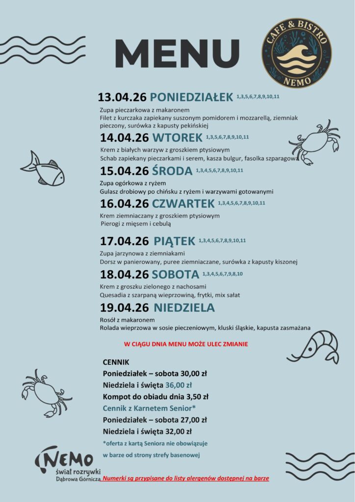 Menu LUNCH 13 04 19 04