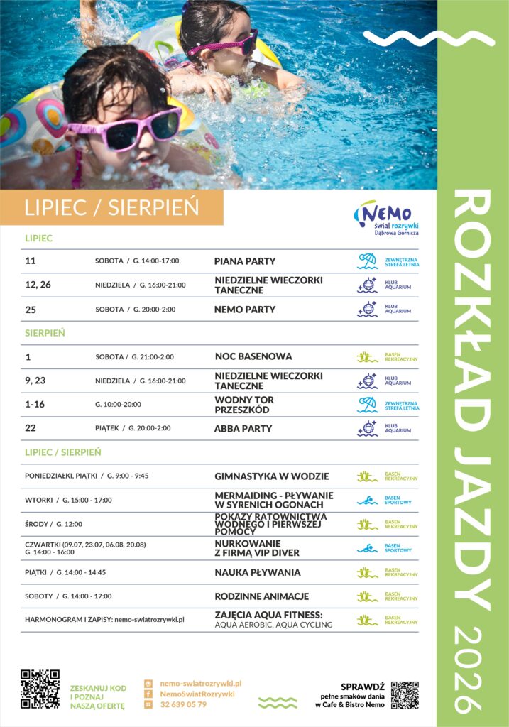 rozkład jazdy lipiec sierpień