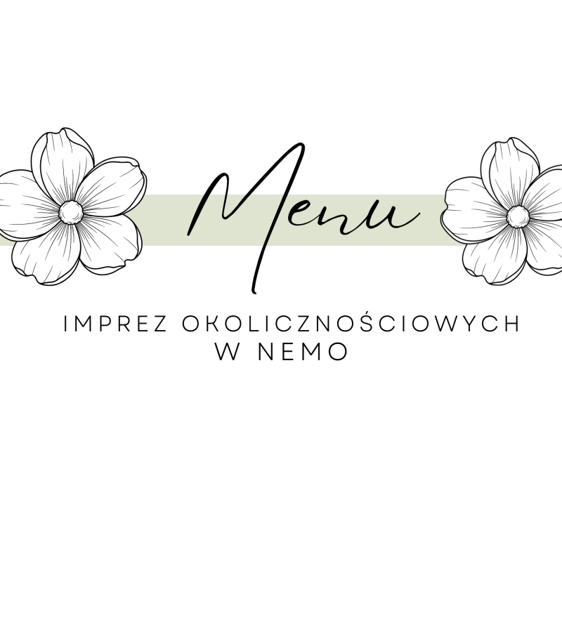 Formularz imprezowy Bistro Nemo (21 x 25 cm)